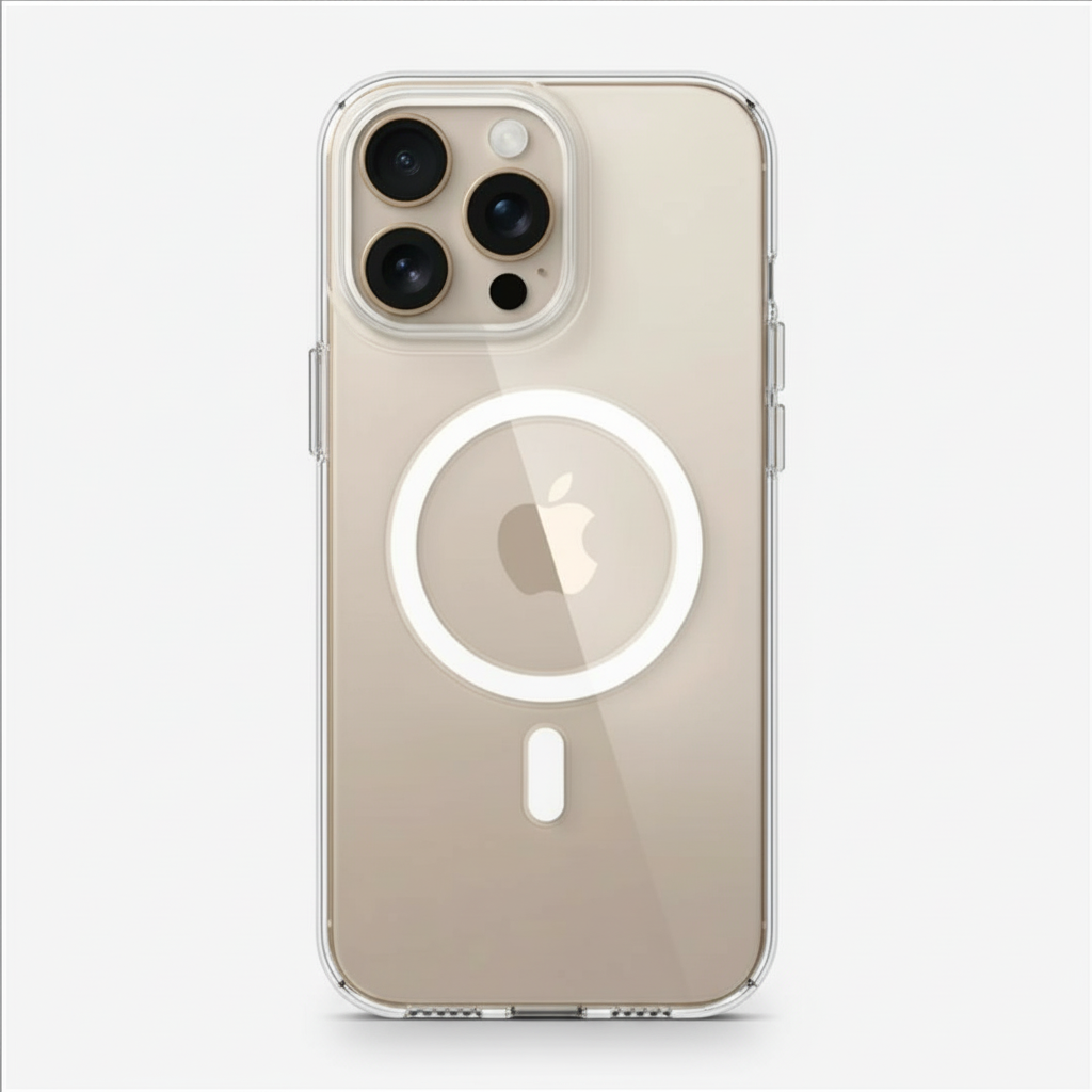Anti-Yellow Clear Case with MagSafe for iPhone 15 Pro