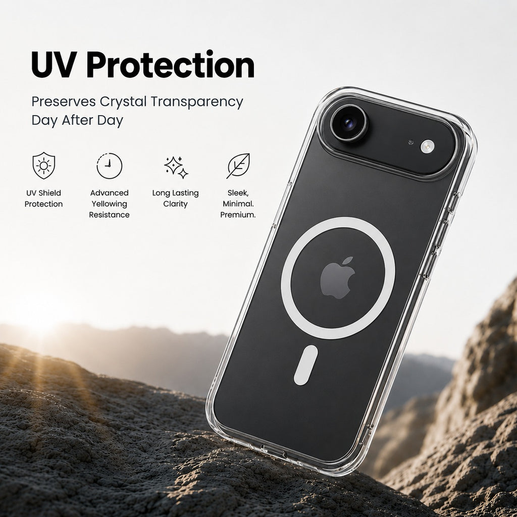 Anti-Yellow MagSafe Clear Case for iPhone 17 Air