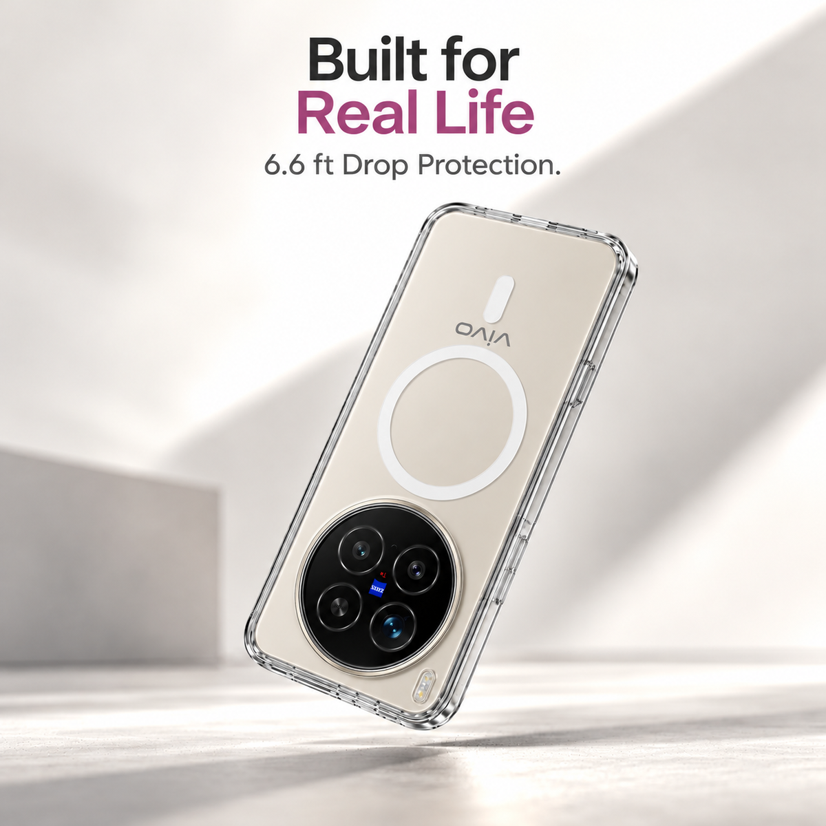 Anti-Yellow MagSafe Clear Case for VIVO X300 Pro