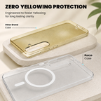 Anti-Yellow MagSafe Clear Case for Samsung S24 FE