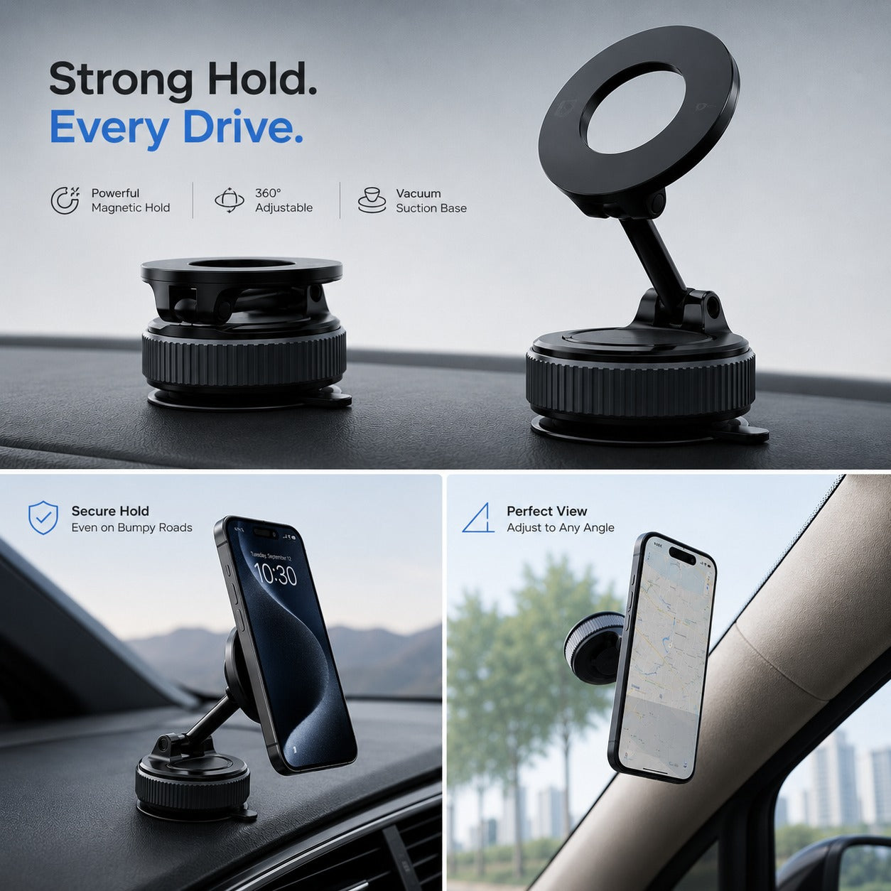 360° MagPro Magnetic Suction Mount- By RAXZO