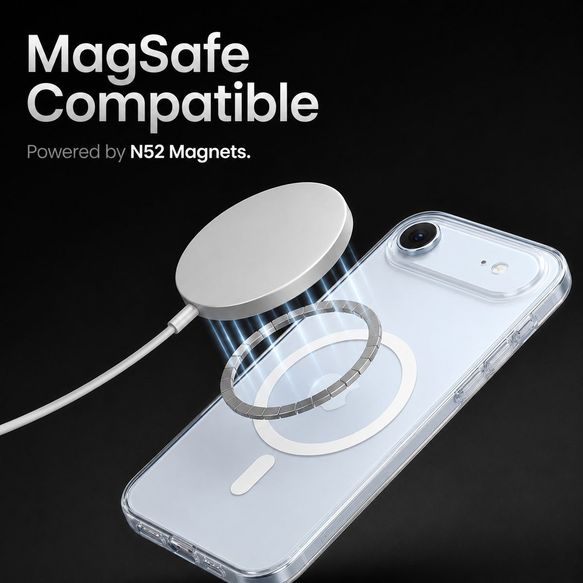 Anti-Yellow MagSafe Clear Case for iPhone 17 Air