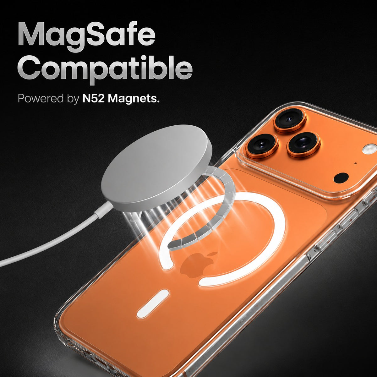 Anti-Yellow MagSafe Clear Case for iPhone 17 Pro Max