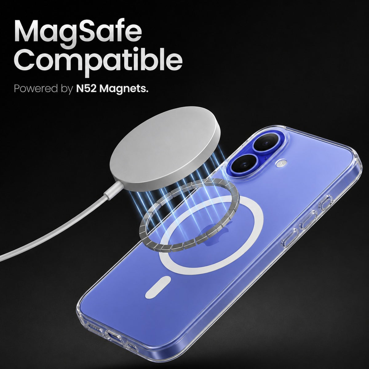 Anti-Yellow MagSafe Clear Case for iPhone 17