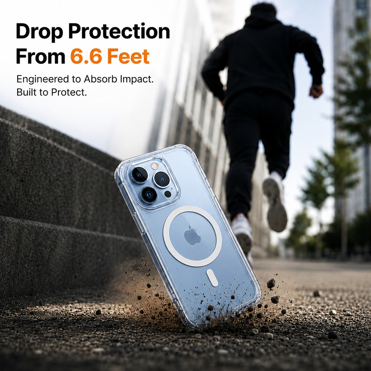 Anti-Yellow MagSafe Clear Case for iPhone 13
