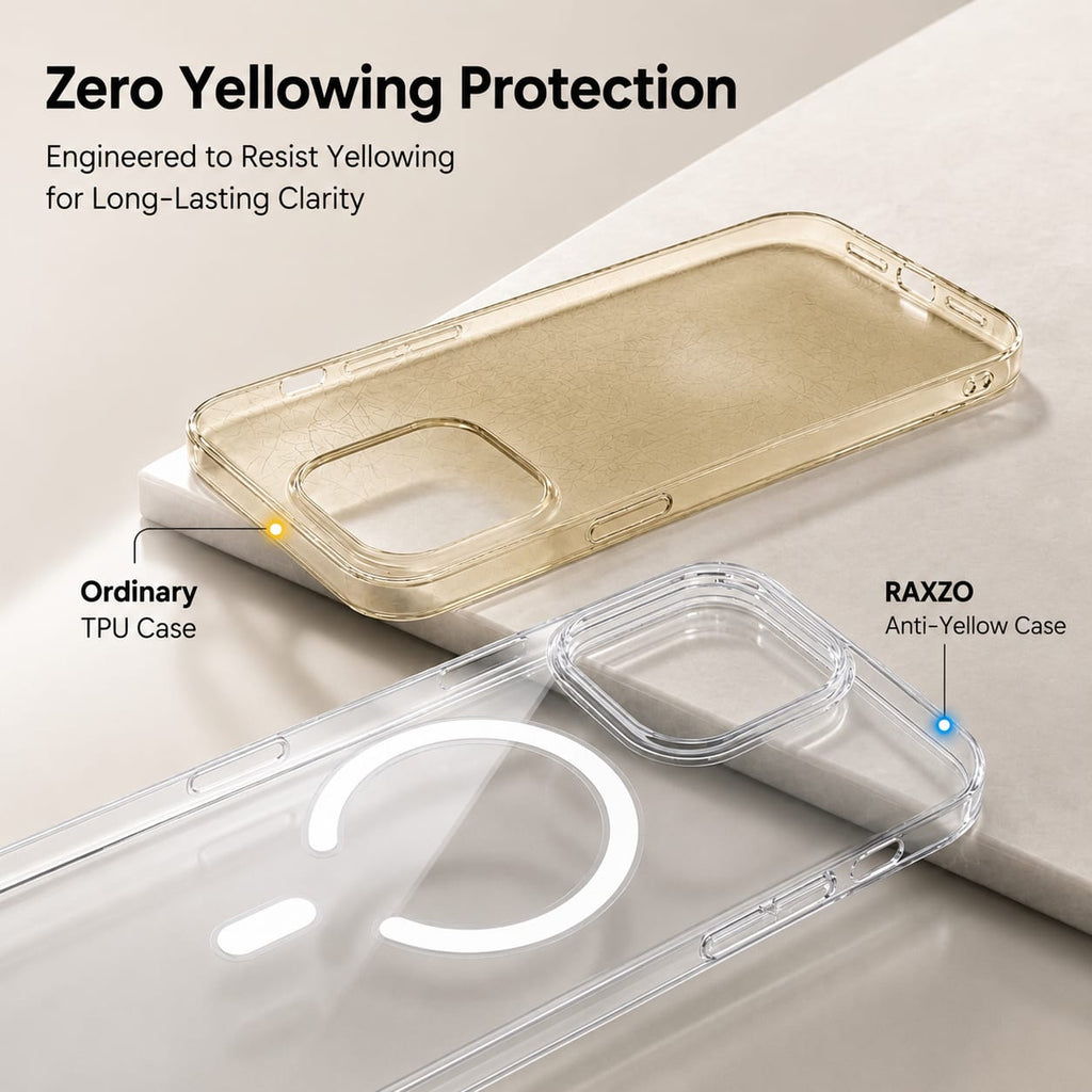 Anti-Yellow MagSafe Clear Case for iPhone 17 Air