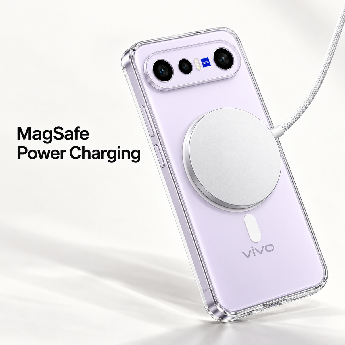Anti-Yellow MagSafe Clear Case for VIVO X300 FE