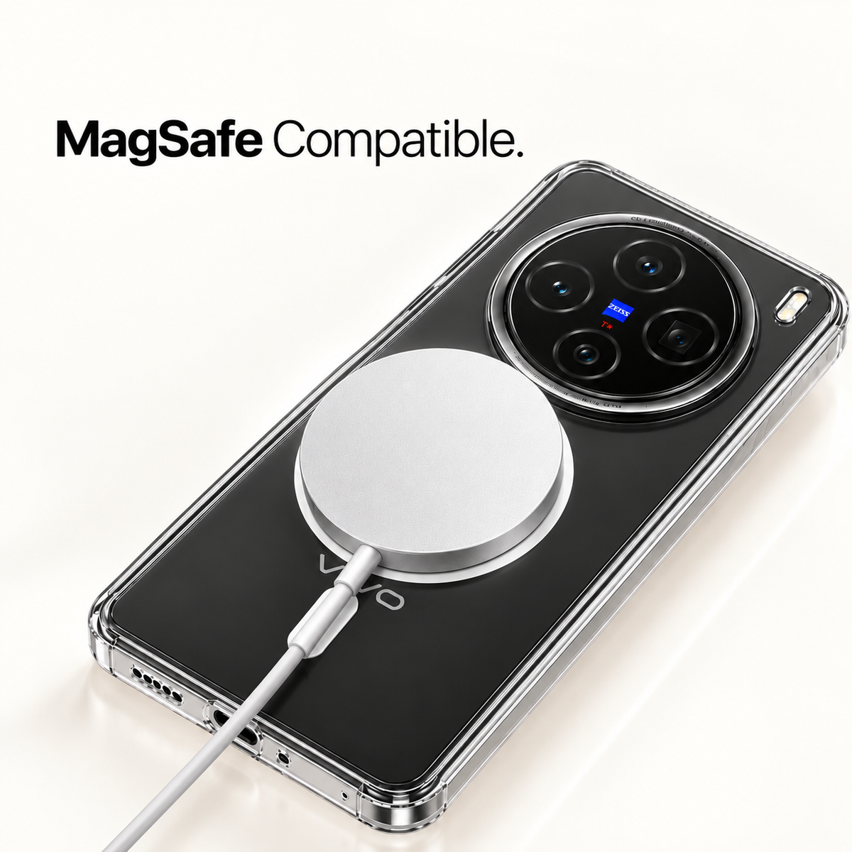 Anti-Yellow MagSafe Clear Case for VIVO X200