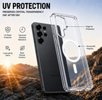 Anti-Yellow Magsafe Clear Case for Samsung S25 Ultra