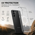 Anti-Yellow MagSafe Clear Case for Samsung S26