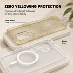 Anti-Yellow Magsafe Clear Case for Samsung S25 Ultra
