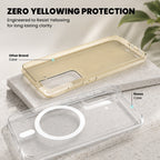 Anti-Yellow Magsafe Clear Case for Samsung S22+