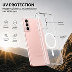 Anti-Yellow Magsafe Clear Case for Samsung S22+